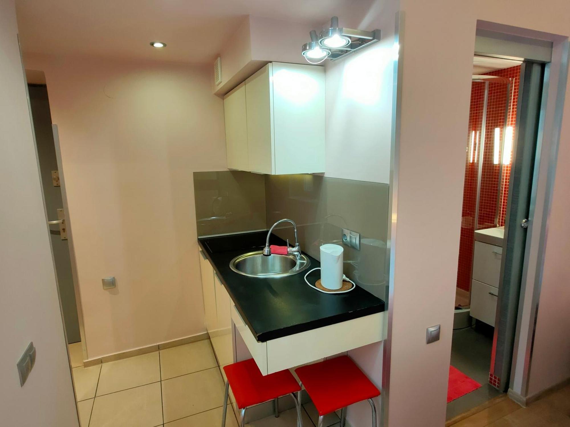 Mirror Pink Studio Apartment 克拉科夫 外观 照片